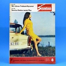 Der Deutsche Straßenverkehr 8 1970 DDR MZ RE 125 Simson Mofa 1 Sachsenring E