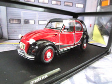 CITROEN 2CV Ente 2 CV 6 2CV6 Charleston rot schwarz S1805013 Solido  1:18