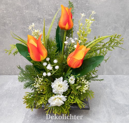 Grabgesteck blumengesteck - grabgesteck,