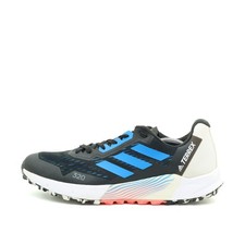 adidas Herren Terrex Sportschuh Schwarz Blau Weiß Griffig Laufschuhe EU 46⅔