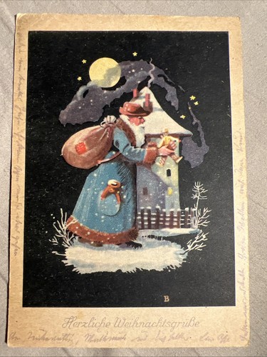 Alte postkarte herzliche - alte, "herzliche