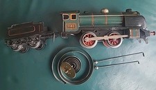 BING Spur 1 Schiebelok/ Uhrwerklok Dampflok 1180 Uhrwerk defekt