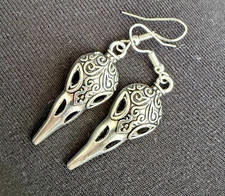 Gothic Raben Schädel Ohrringe