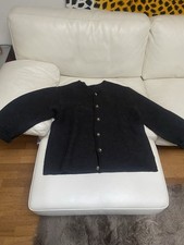 Trachtenjacke Herren Strick Wolle Dunkelbraun