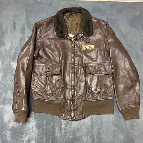 Vintage leather jacket - g-1,