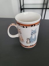 Tasse / Becher Cats Katzen Sammelertasse Fine Bone Microwave und Dishwasher Deko