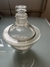 Exsikkator mit Tubus im Deckel und Prozellanschale, 0,7l Volumen, 15mm Durchmess