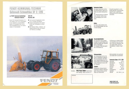 Fendt schlepper kommunal - schlepper,