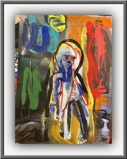 Portrait · Acryl/Papier ·