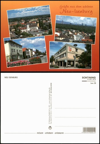 Ansichtskarte neu isenburg - ansichtskarte, neu-isenburg