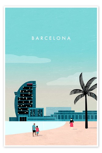 Poster barcelona katinka - -,