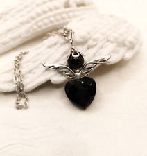 Auto Schutzengel schwarz Talisman Glücksbringer Anhänger Tasche Koffer Unisex