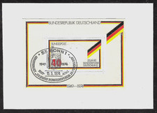 Karte m/Block Ersttagsstempel " 25 Jahre BRD " ;Mi.-Nr: Block 10 ; ESSt: 15.5.74
