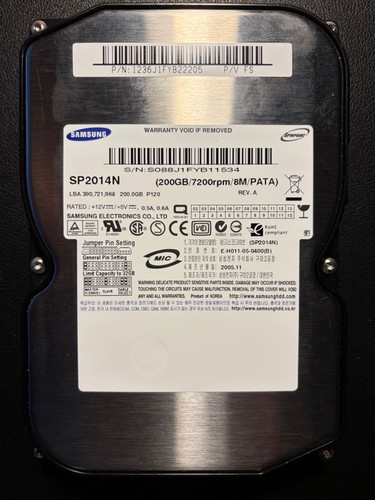 Samsung sp2014n 200 - sp2014n, 7200