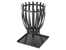 LANDMANN Feuerkorb, aus Stahl, mit Bodenplatte - B-Ware neuwertig