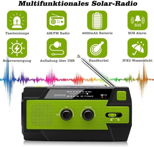 4000mah outdoor notstromradio - 4000mah,