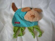 ESPRIT by SIGIKID Schmusetuch HUND BÄR HASE braun - blau - grün Knoten 53035 