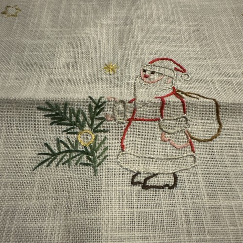 Altes weihnachtsdeckchen - altes,