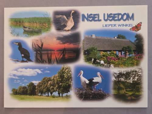 Ansichtskarte usedom lieper - usedom,