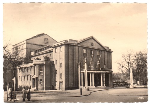Stralsund theater - ak,,