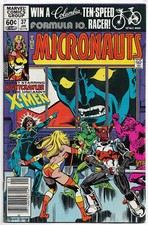 MARVEL Copper Age : Micronauts #37 (Keith Giffen) X-Men (Wolverine) 1st Huntarr