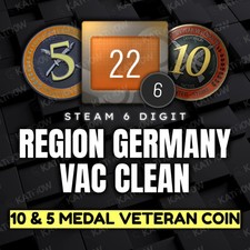 6 DIGIT STEAM ACC 22 YEAR OLD