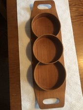 Snack-Tablett mit 3 Fächern