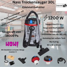 Mauk Staubsauger 1200W Nass