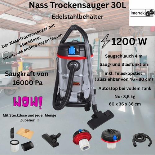 Mauk staubsauger 1200w - 1200w, nass