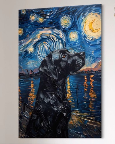 Labrador leinwand bild - leinwand, hund