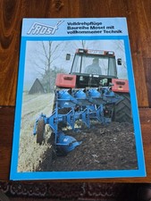GERHARD FROST Volldrehpflüge Traktor Schlepper Prospekt Brochure d