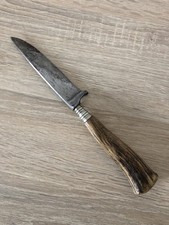 Jagdmesser geschmiedet - Jagdnicker Hirschhorn - Messer