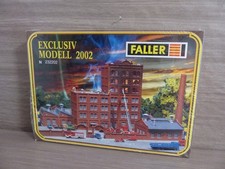 Faller 232202 N Exclusiv Modell 2002 Bausatz Brennende Fabrik in Folie OVP