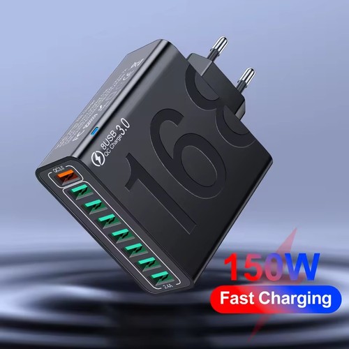 150w usb ladegerät 8in1 - 150w,