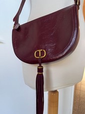 Twinset Grape Hobo Bag Leder Bordeauxrot mit Quasten