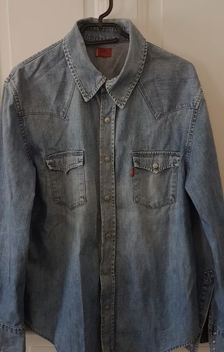 Levis jeanshemd herren - jeanshemd, blau