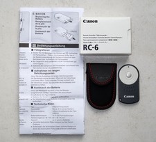 ORIGINAL CANON RC-6 INFRAROT FERNAUSLÖSER MIT TASCHE UND BATTERIE