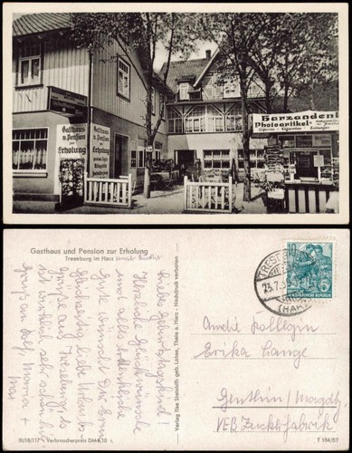 Treseburg gasthaus pension zur - gasthaus,