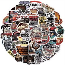 50x Retro Cars Sticker Klassik