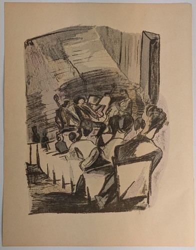 Originallithografie konzert - originallithografie:,