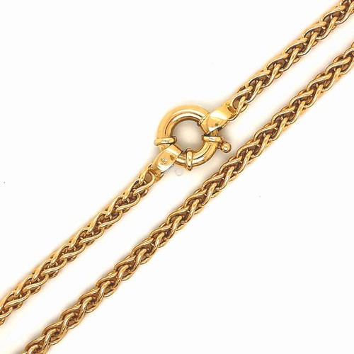 Goldkette zopfkette aus - aus, 14