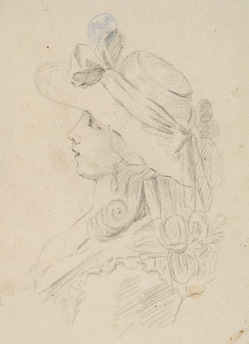 Portrait einer jungen dame mit - portrait,