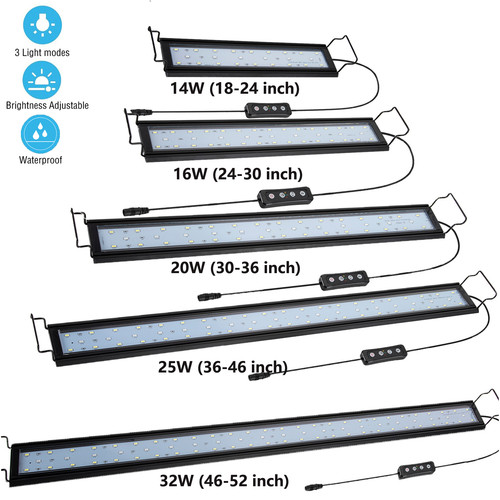 Hygger 28cm 137cm led - hygger,