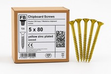 Profi Spanplattenschrauben Torx gelb verzinkt 3,0x16mm-6,0x180mm Holzschrauben