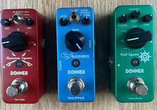 3 Pedale/ Effekte. Reverb, Bluesdrive. Oktaver von Donner