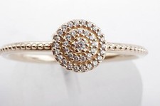 Kristall Ring 585 er 14kt Gelb