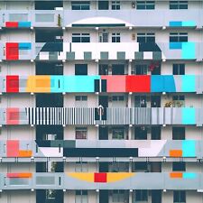  Street Art Urban Fotografie London  110x110 Leinwand Pop Art/Druck/XXL Bild