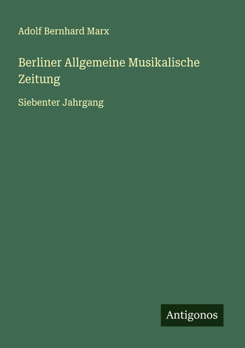 Adolf bernhard marx berliner - bernhard,