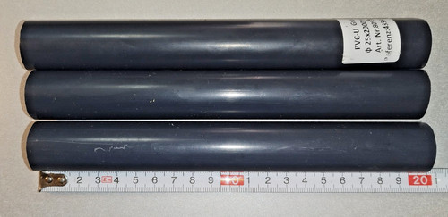 Pvc rundstab stab - stab, 25mm