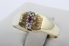 Brillant Diamant Rubin Ring